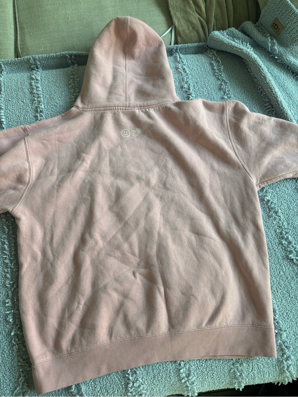 Glossier Soft Pink Classic Logo Hoodie - Picture 9 of 10